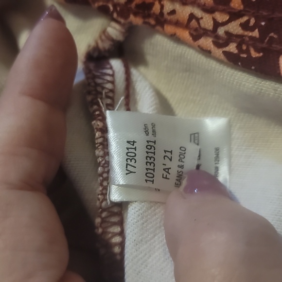 Venus plus size 1x stretch cotton Jean jacket pink peach snake print - Picture 4 of 7